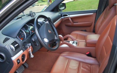 Porsche Cayenne  S 4,8 V8 385 cv Tiptr. S Sellerie cuir Chestnut Brown