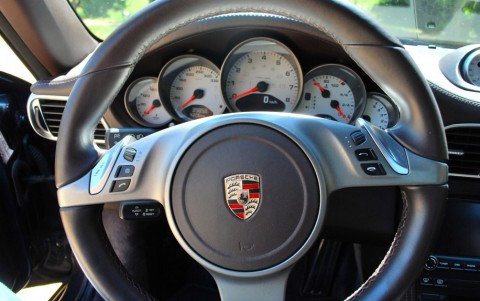 Porsche 997 Carrera S Cabriolet PDK Volant multifonctions cuir lisse