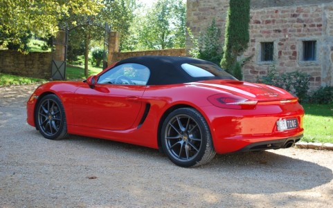 Porsche Boxster 981 2.7 265cv PDK Jantes Carrera S 20 pouces teintées couleur Platine. 