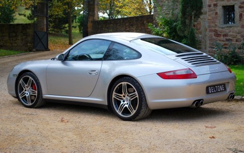 Porsche 997 Carrera 4S 3.8 355cv L99U : Teinte métallisée Gris Arctique