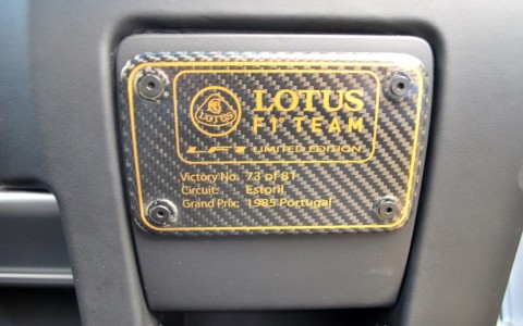 Lotus Exige V6 LF1 73/81 Ayrton Senna  