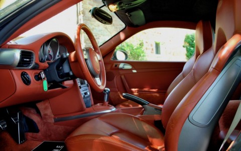 Porsche 997 Carrera S 3.8 355cv 936 / 981 / 983 : Intérieur tout cuir étendu couleur Terracotta