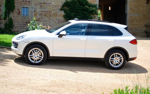 Porsche Cayenne Diesel 3.0 V6 245cv 4KF : Vitrage arrière fumé