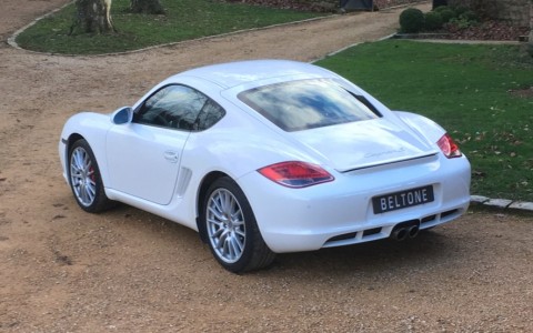 Porsche Cayman S 3.4 320cv PDK Teinte Blanc Carrara (LB9A)