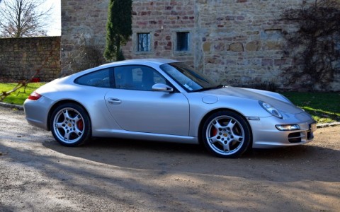 Porsche 997 Carrera S 3.8 355cv L92U : Peinture métallisée teinte Gris Arctique 