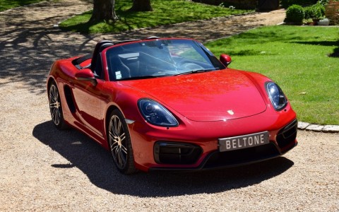 Porsche Boxster GTS PDK LM3C : Peinture exclusive Rouge Carmin