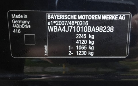 Bmw 440i xDrive 360cv WBA4J71010BA98238