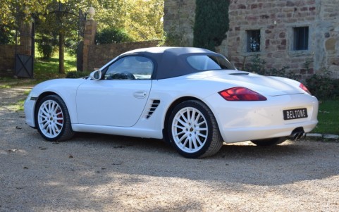 Porsche Boxster S Design Edition 2 XLF / XLA : Echappement Sport PSE avec sortie en acier spécial