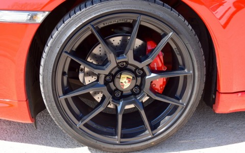 Porsche Cayman S PDK Jantes 19 pouces ATS Racelight Motorsport noire (non d'origine ; montées en accessoire)